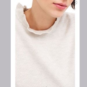 J.Crew Ruffle-neck Pullover Sweater